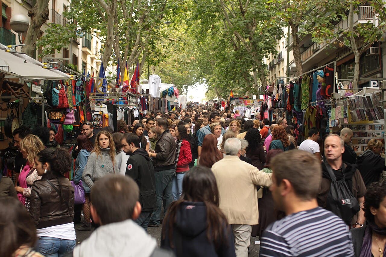El Rastro Flea Market, Madrid