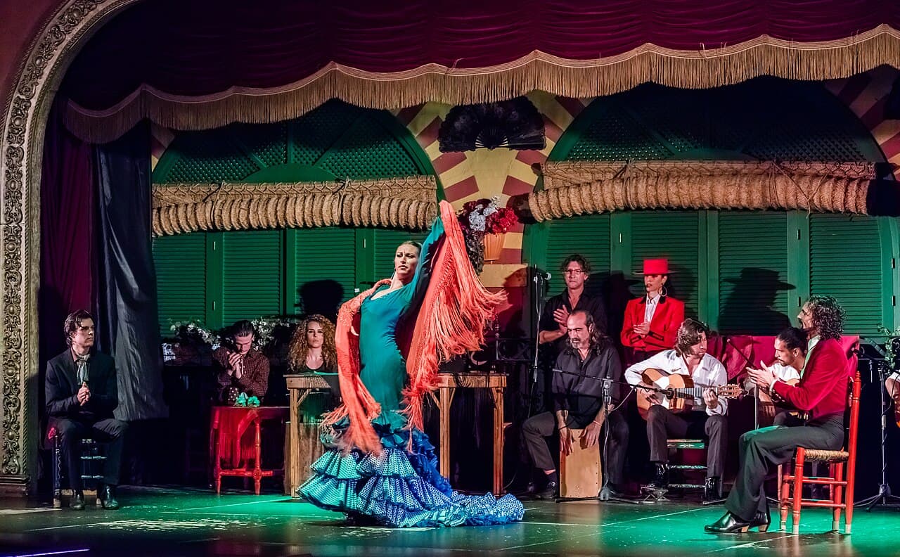 Flamenco Show in a Courtyard Venue, Seville